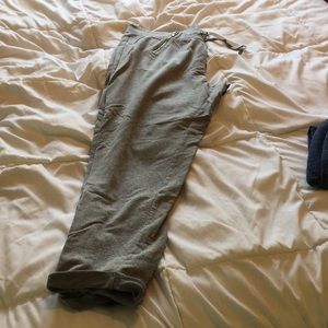 Grey sweat pant style pants